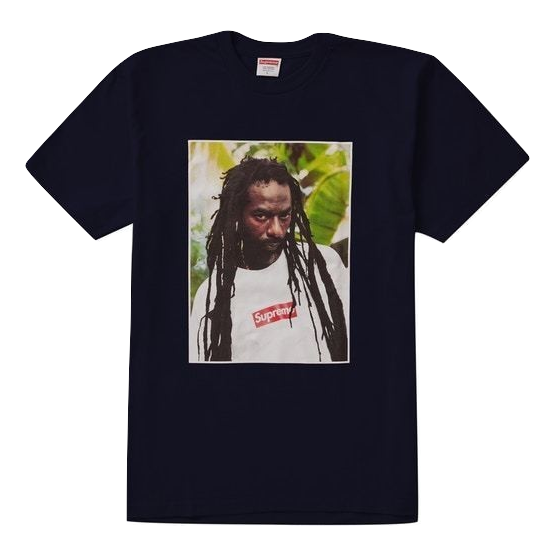 Supreme Buju Banton Tee - Navy