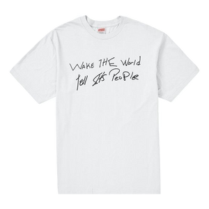 Supreme Buju Banton Wake The World Tee - White Supreme