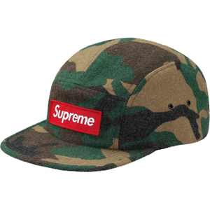 Supreme Camo Wool Camp Cap - Green