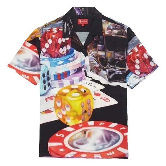 Supreme Casino Rayon Shirt - Black Supreme