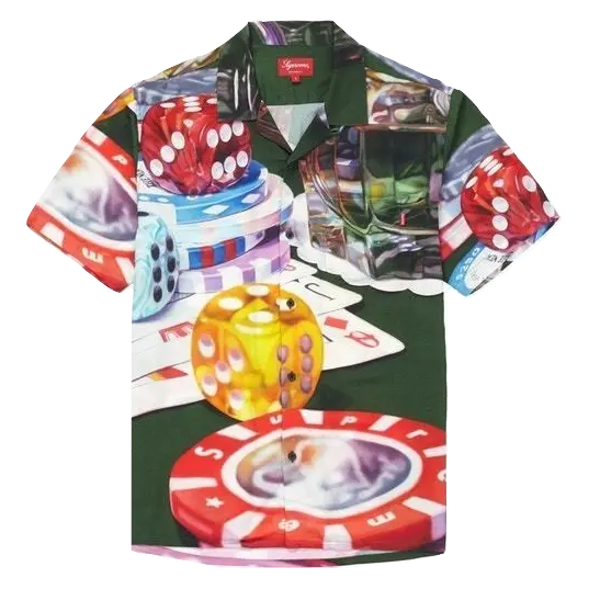 Supreme Casino Rayon Shirt - Green Supreme