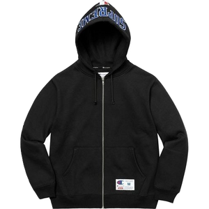 Supreme Champion Arc Logo Zip Up Sweatshirt - Black