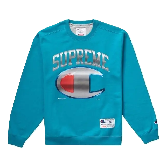 Supreme Champion Chrome Crewneck - Dark Teal Supreme