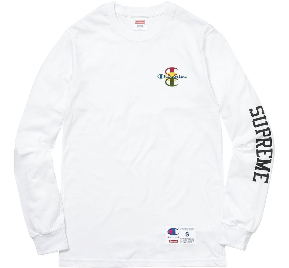Supreme Champion Stacked C L S Tee White Grails SF