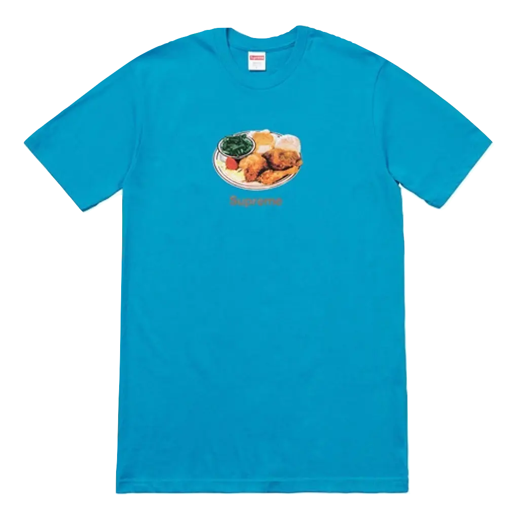 Supreme Chicken Dinner Tee - Cyan Supreme