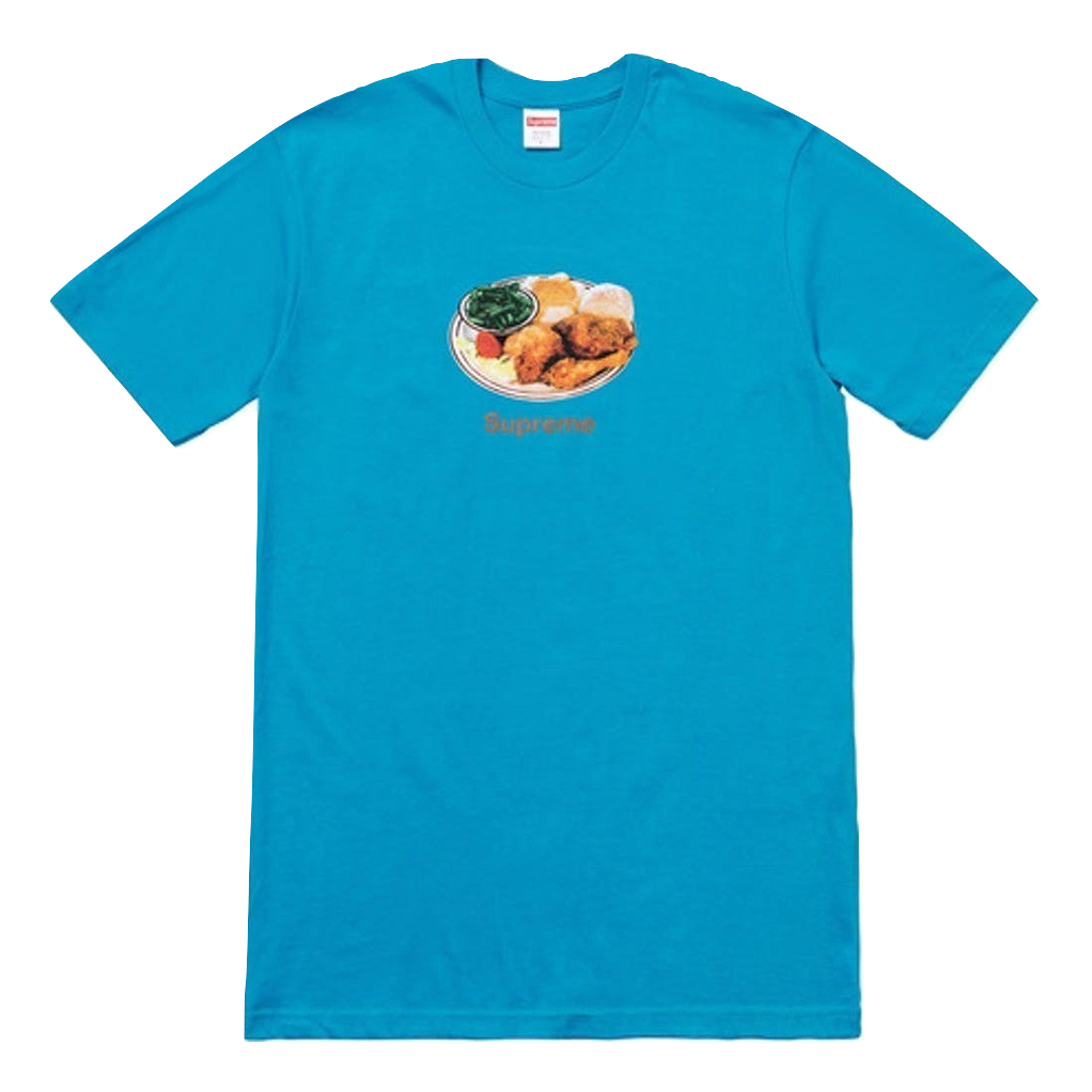 Supreme Chicken Dinner Tee - Cyan