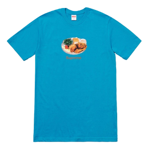 Supreme Chicken Dinner Tee - Cyan