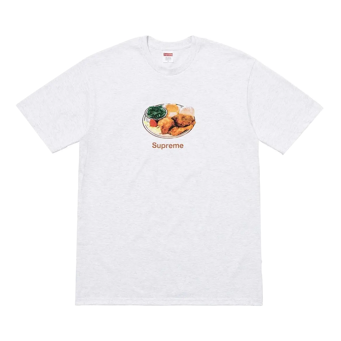 Supreme Chicken Dinner Tee - Ash Grey Supreme