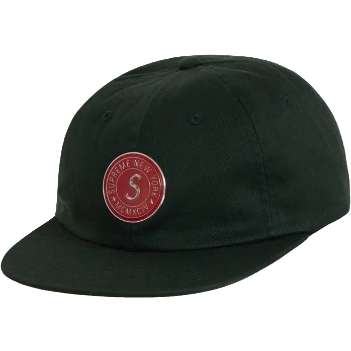 Supreme Chino Twill Gel S Logo 6-Panel - Dark Green Supreme
