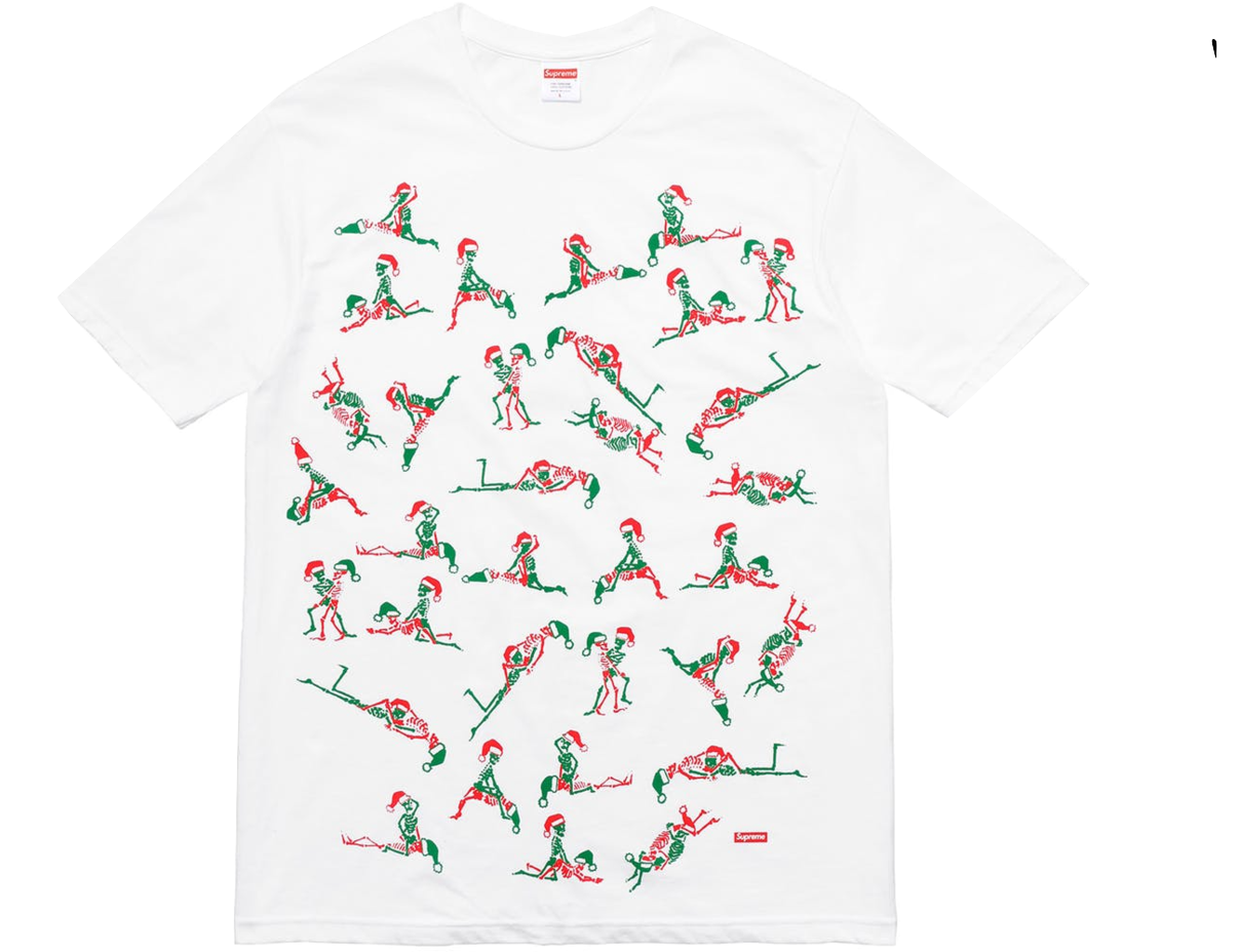 Supreme Christmas Tee White Grails SF