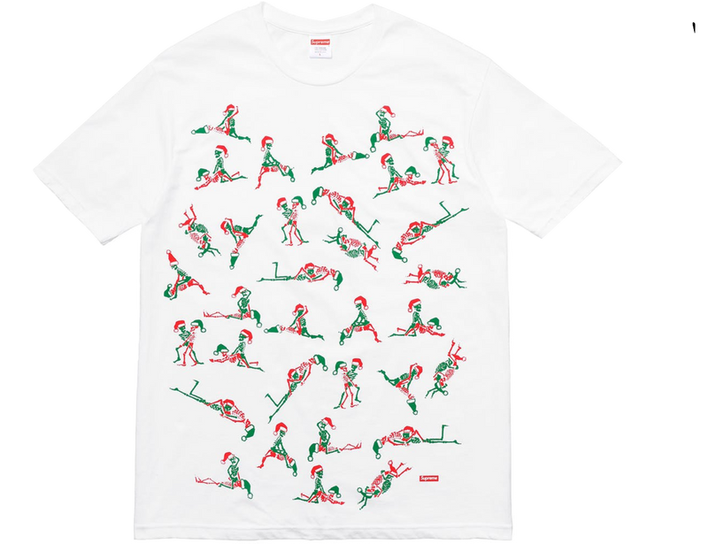 Supreme Christmas Tee White Grails SF