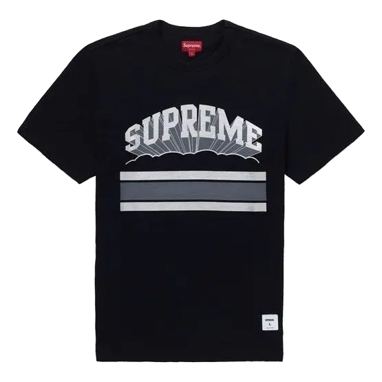 Supreme Cloud Arc Tee - Black Supreme