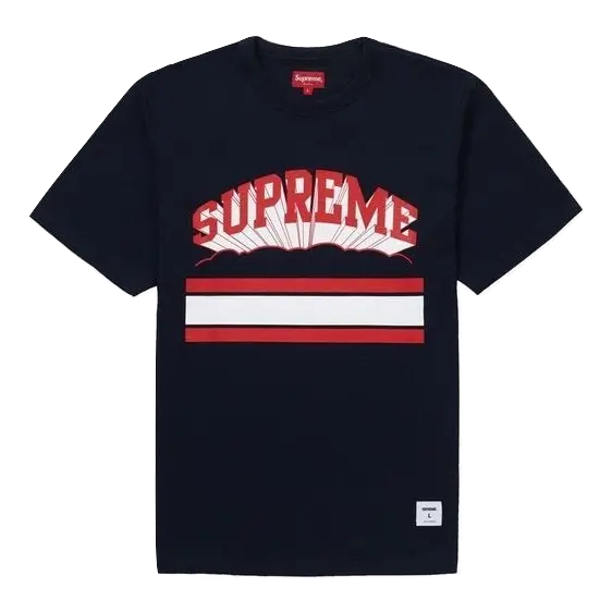 Supreme Cloud Arc Tee - Navy Supreme