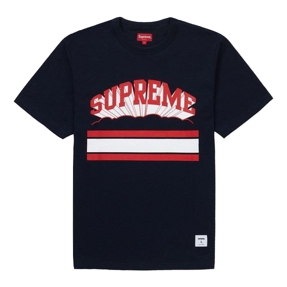 Supreme Cloud Arc Tee - Navy - Used