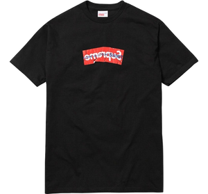 Supreme X CDG (Comme Des Garcons) Box Logo Tee - Black