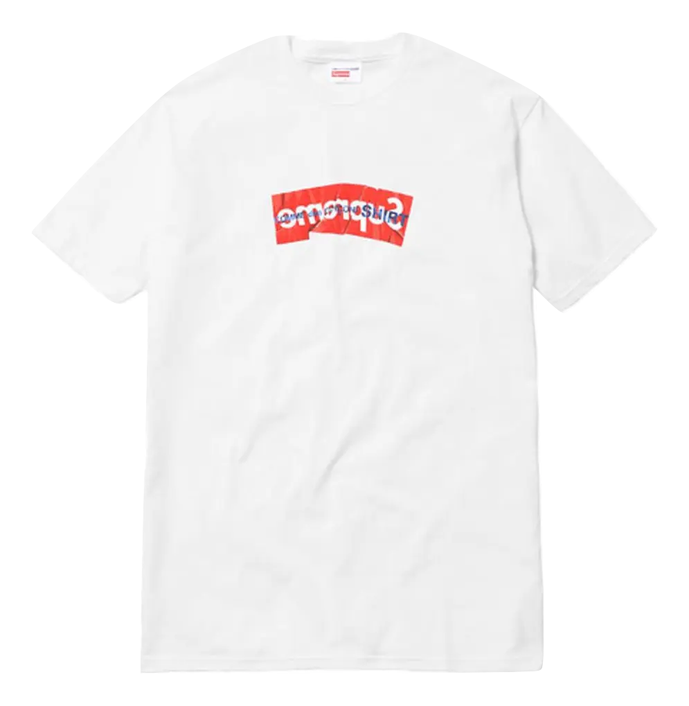 Supreme x CDG Box Logo Shirt - White Supreme