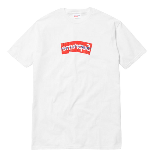 Supreme x Comme Des Garçons (CDG) Box Logo Shirt - White - Used