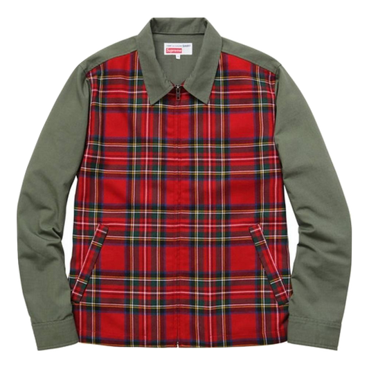 Supreme X CDG (Comme Des Garcons) Work Jacket - Olive - Used