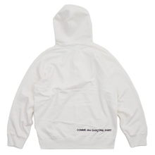 Supreme x CDG (Comme Des Garcons) Shirt Split Box Logo Hoodie - White - Used