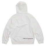 Supreme x CDG (Comme Des Garcons) Shirt Split Box Logo Hoodie - White - Used
