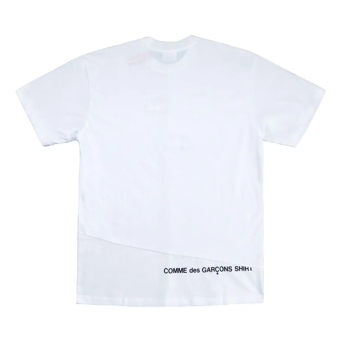 Supreme x CDG (Comme De Garcons) Shirt Split Box Logo Tee - White Supreme