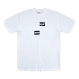 Supreme x CDG (Comme De Garcons) Shirt Split Box Logo Tee - White - Used