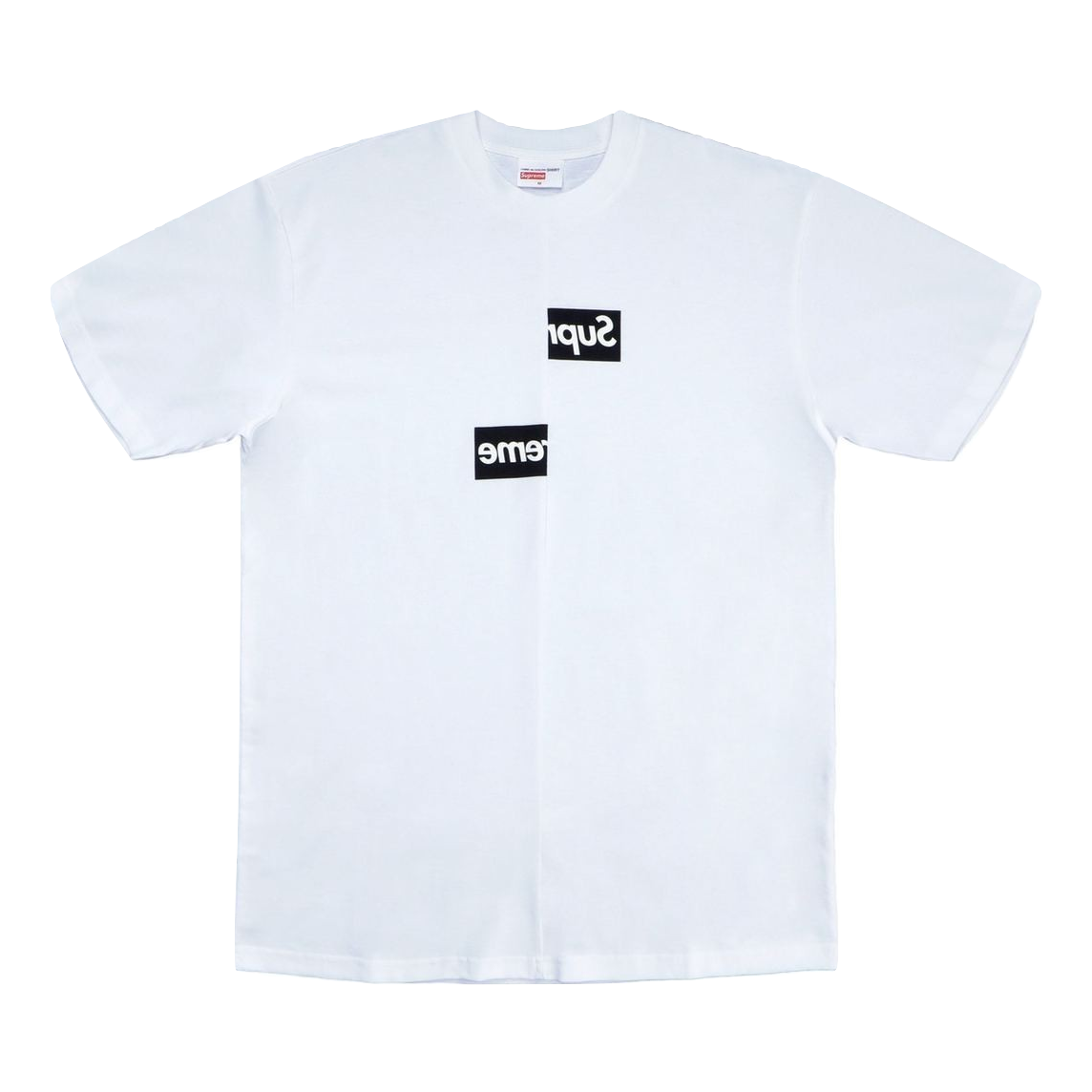 Supreme cdg split box logo tee on sale