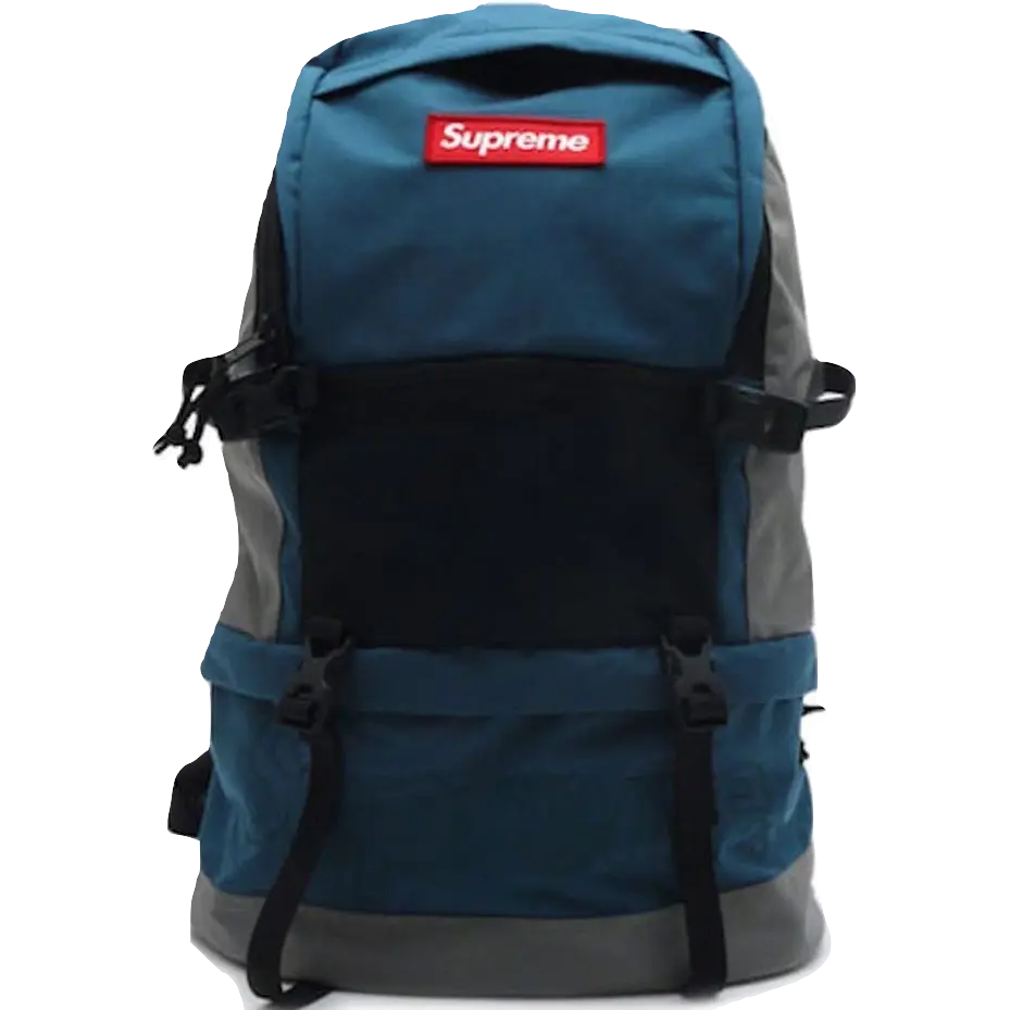 Supreme Contour Backpack FW15 - Blue Supreme