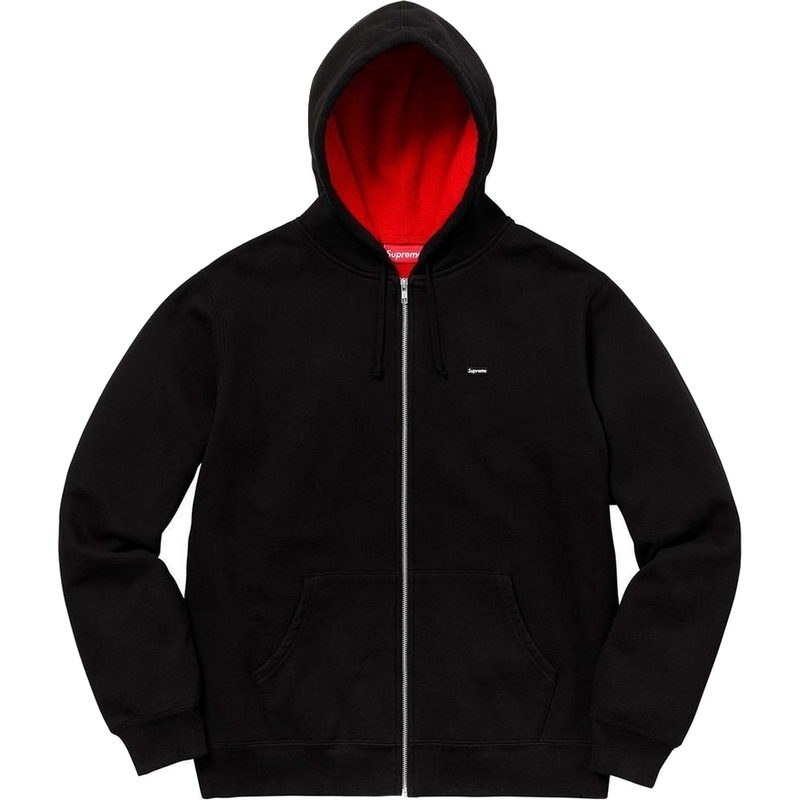 Supreme small box sales logo zip up hoodie