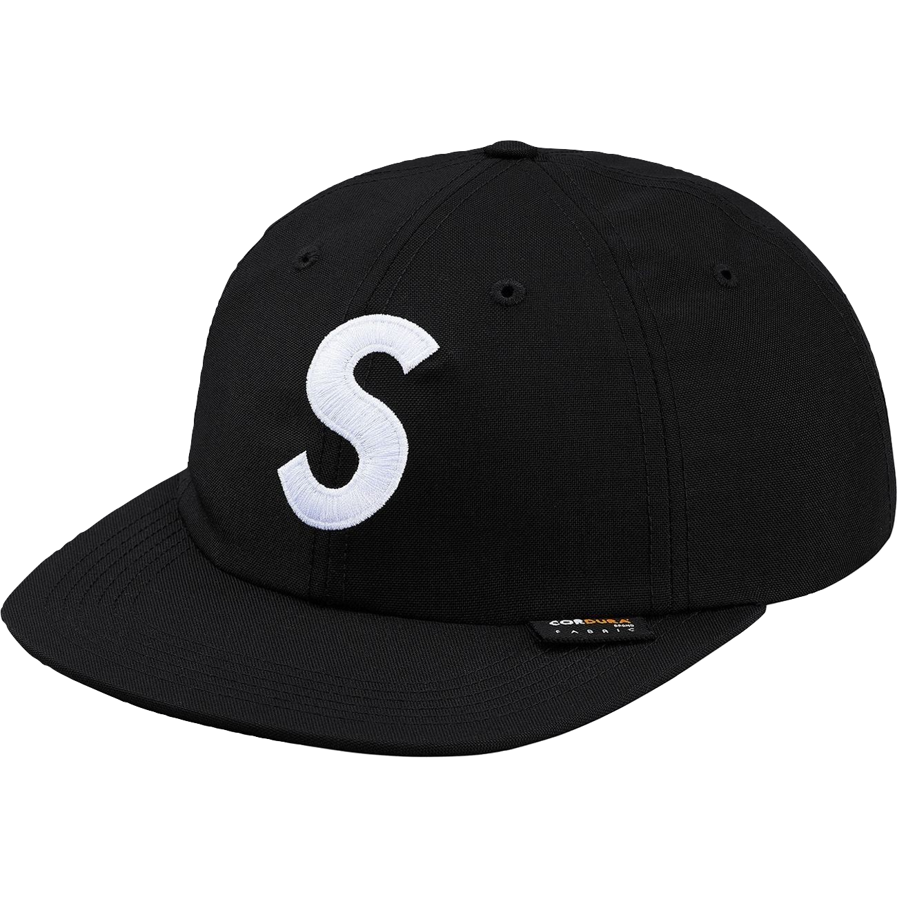Supreme Cordura S Logo 6 Panel Black Grails SF