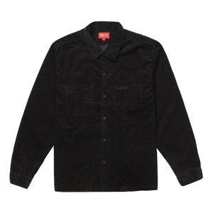 Supreme Corduroy Shirt FW19 - Black - Used