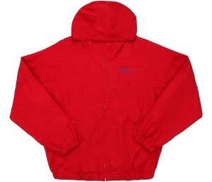 Supreme Cotton Hooded Raglan Jacket - Red