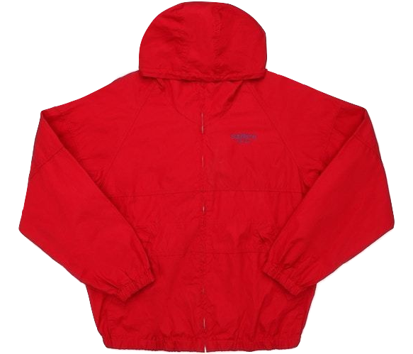 Supreme Cotton Hooded Raglan Jacket - Red