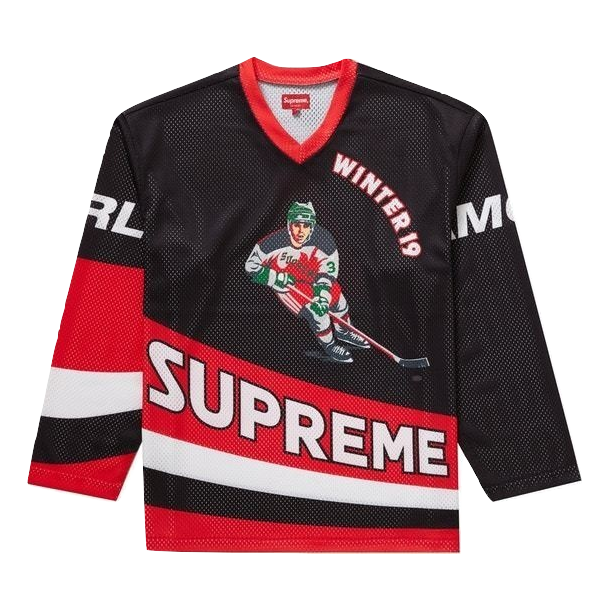 Supreme Crossover Hockey Jersey - Black Supreme