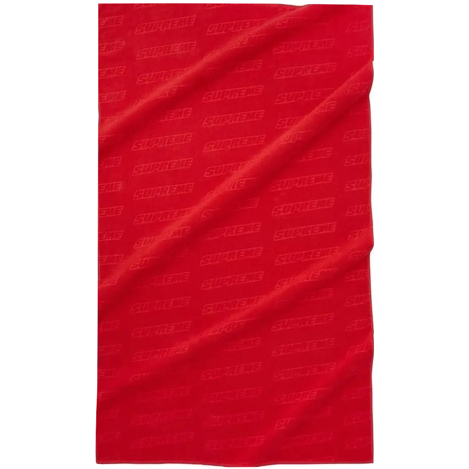 Supreme Debossed Logo Beach Towel Supreme