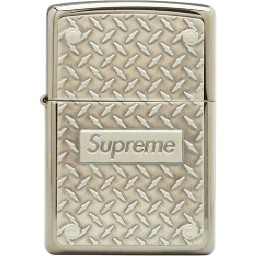 Supreme Diamond Plated Zippo - Metal