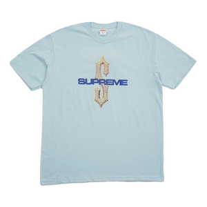 Supreme Diamonds Tee - Pale Blue - Used Supreme