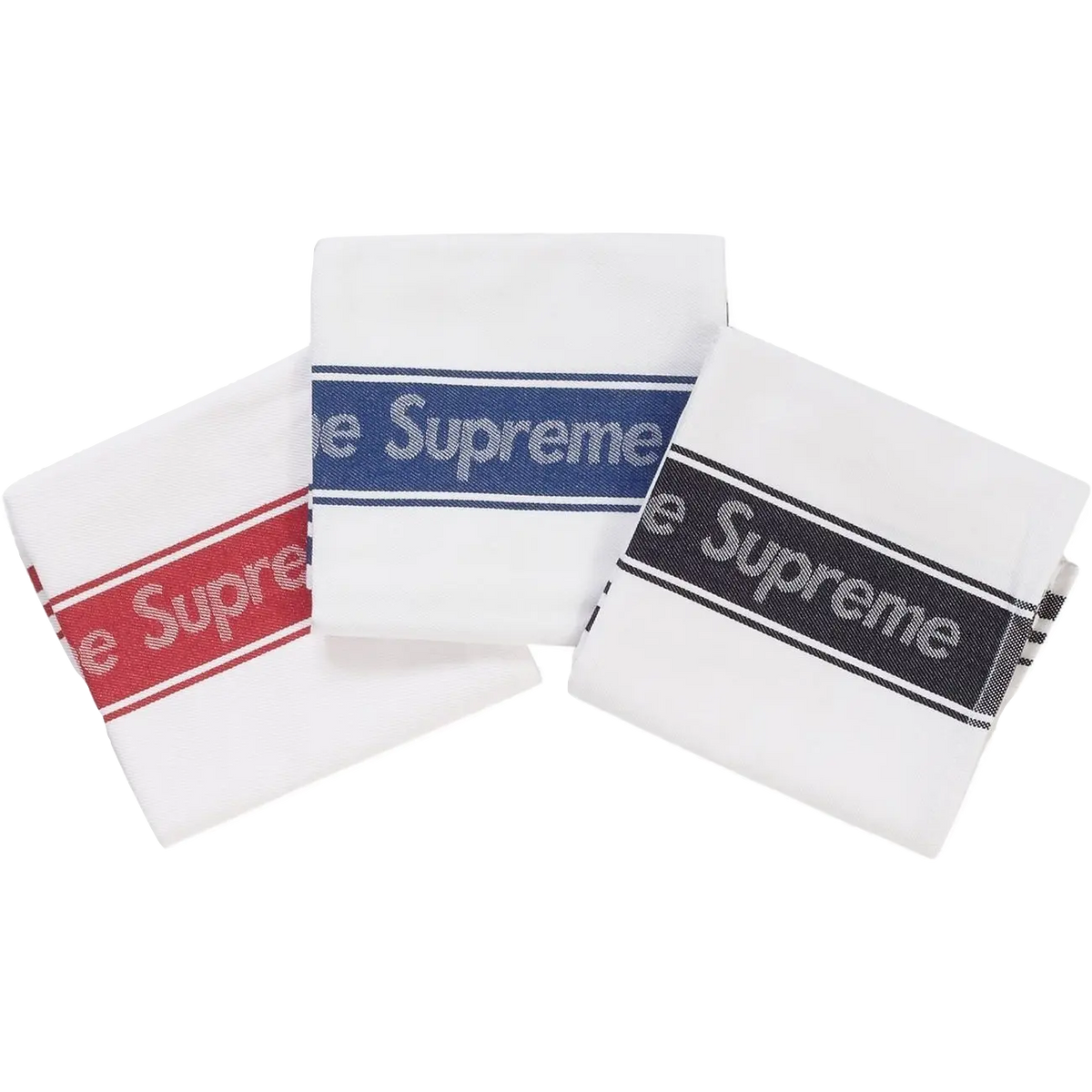Supreme Dish Towels (Set of 3) - Multicolor - Used Supreme