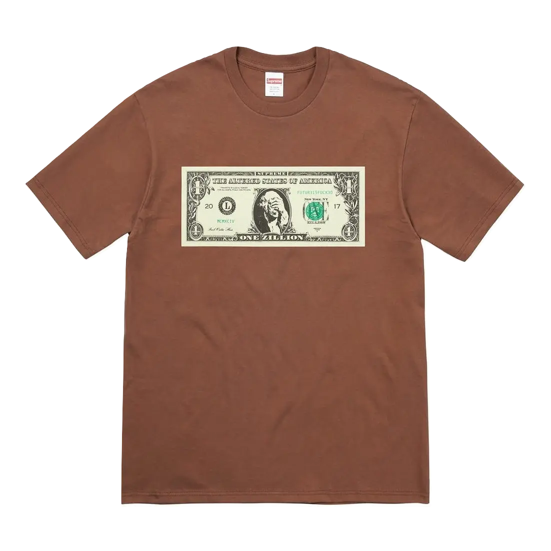 Supreme Dollar Tee - Brown Supreme