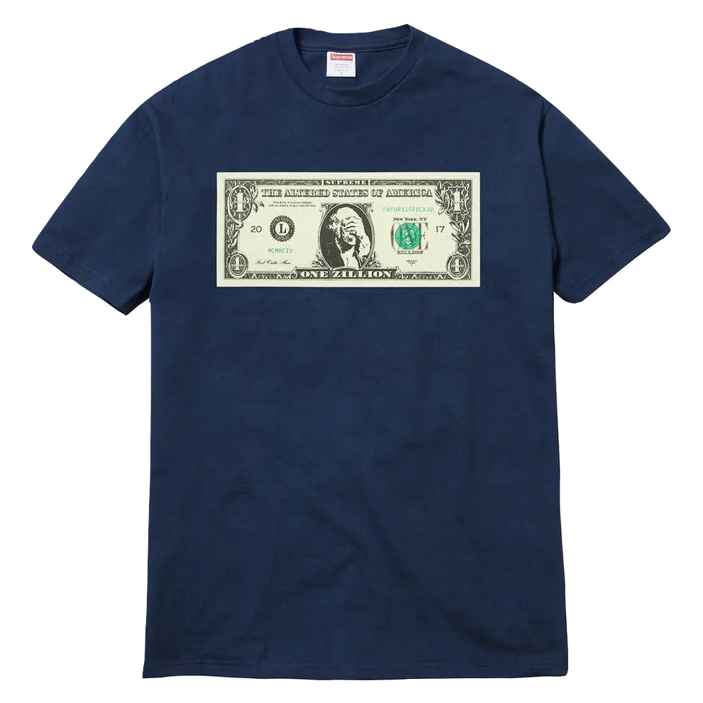 Supreme Dollar Tee - Navy Supreme