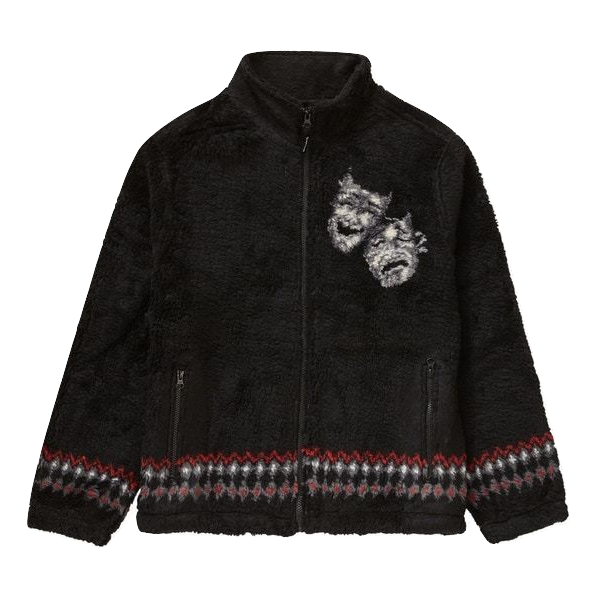 Supreme Drama Mask Fleece Jacket - Black Supreme