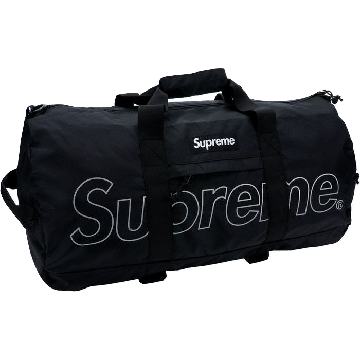 Supreme Duffle Bag FW18 - Black Supreme