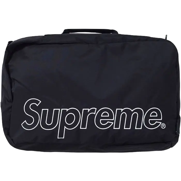 Supreme Duffle Bag FW19 - Black Supreme