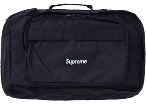 Supreme Duffle Bag FW19 - Black Supreme