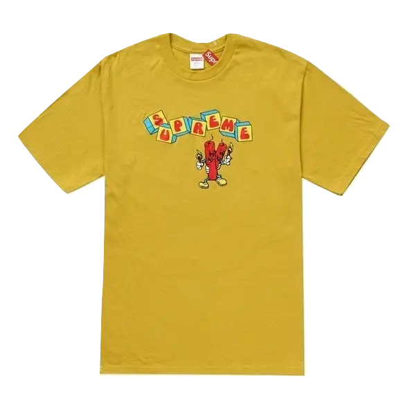 Supreme Dynamite Tee - Acid Yellow - Used Supreme