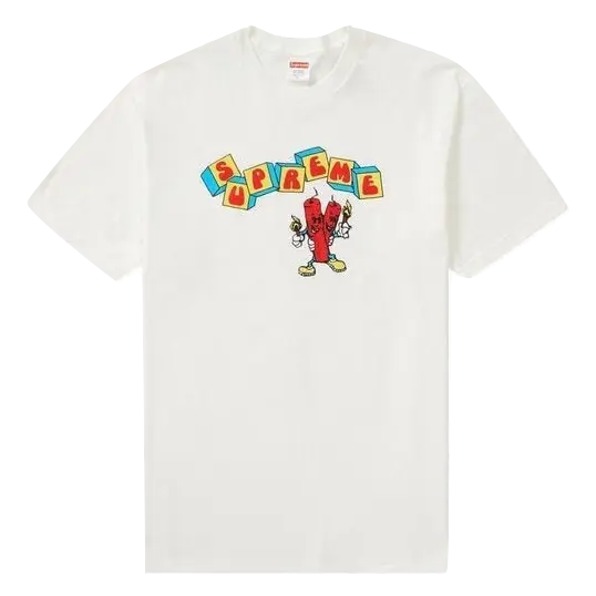 Supreme Dynamite Tee - White - Used Supreme