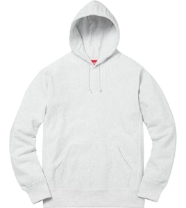 Supreme Embossed Hooded Sweatshirt - Ash Grey