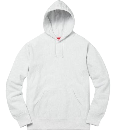 Supreme Embossed Hooded Sweatshirt - Ash Grey