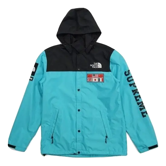 Supreme x TNF Expedition Coaches Jacket - Teal - Used Supreme