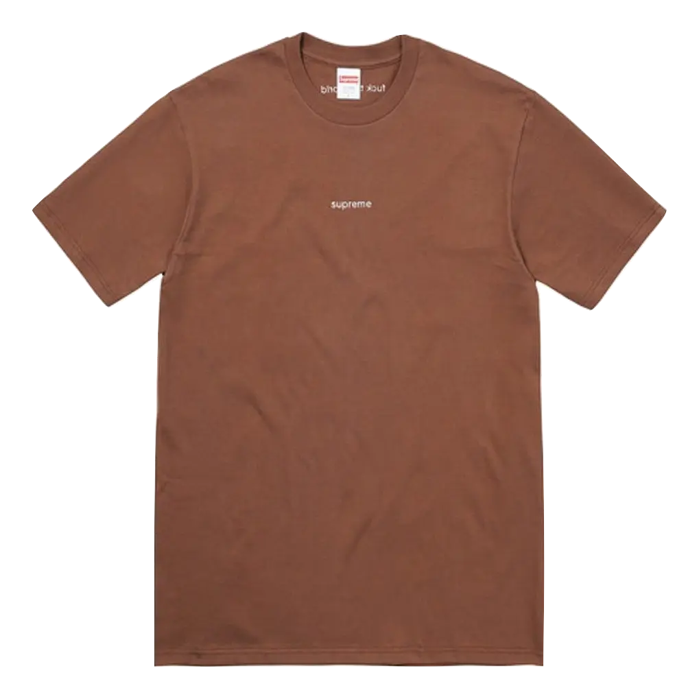 Supreme FTW Tee - Brown Supreme